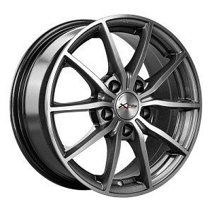 X'trike Belgee S50 6.5x15 5*114.3 ET38 DIA54.1 HSB/ FP/Графитовый с алмазной проточкой